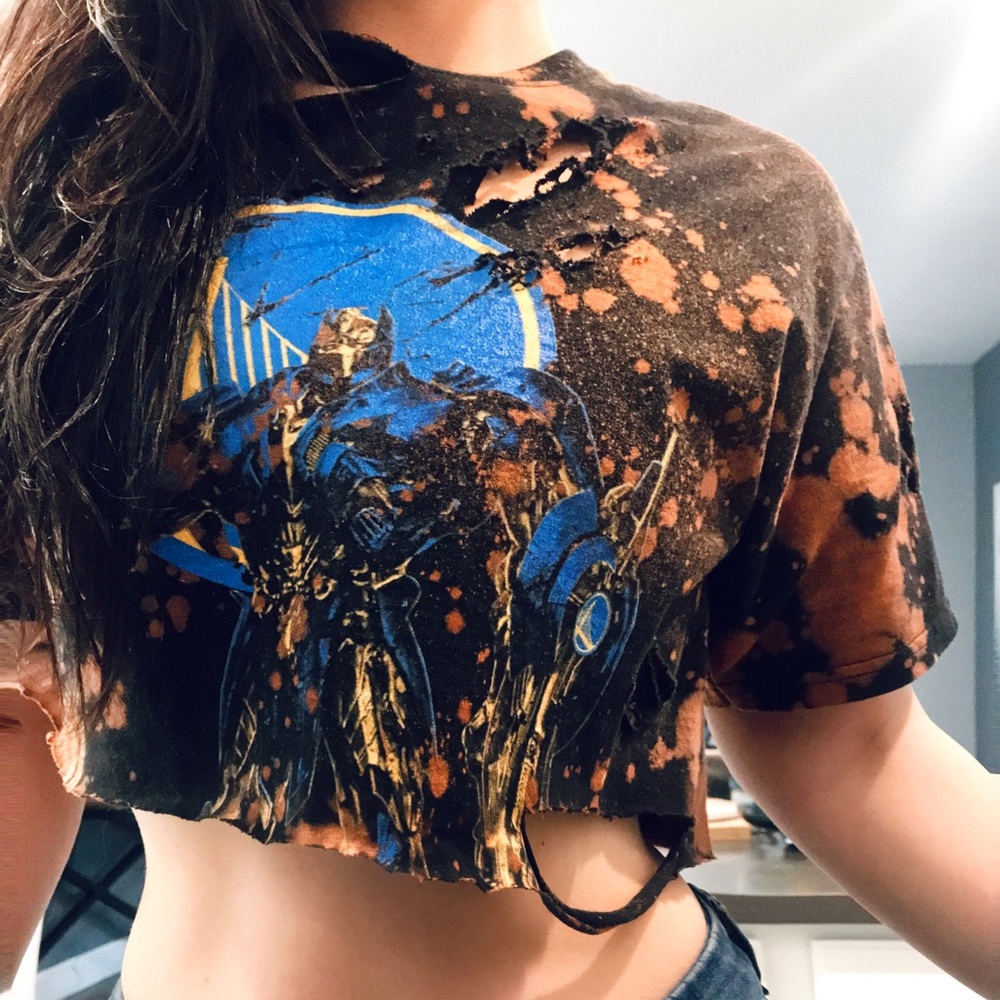 CUSTOM Reworked Crop Tee